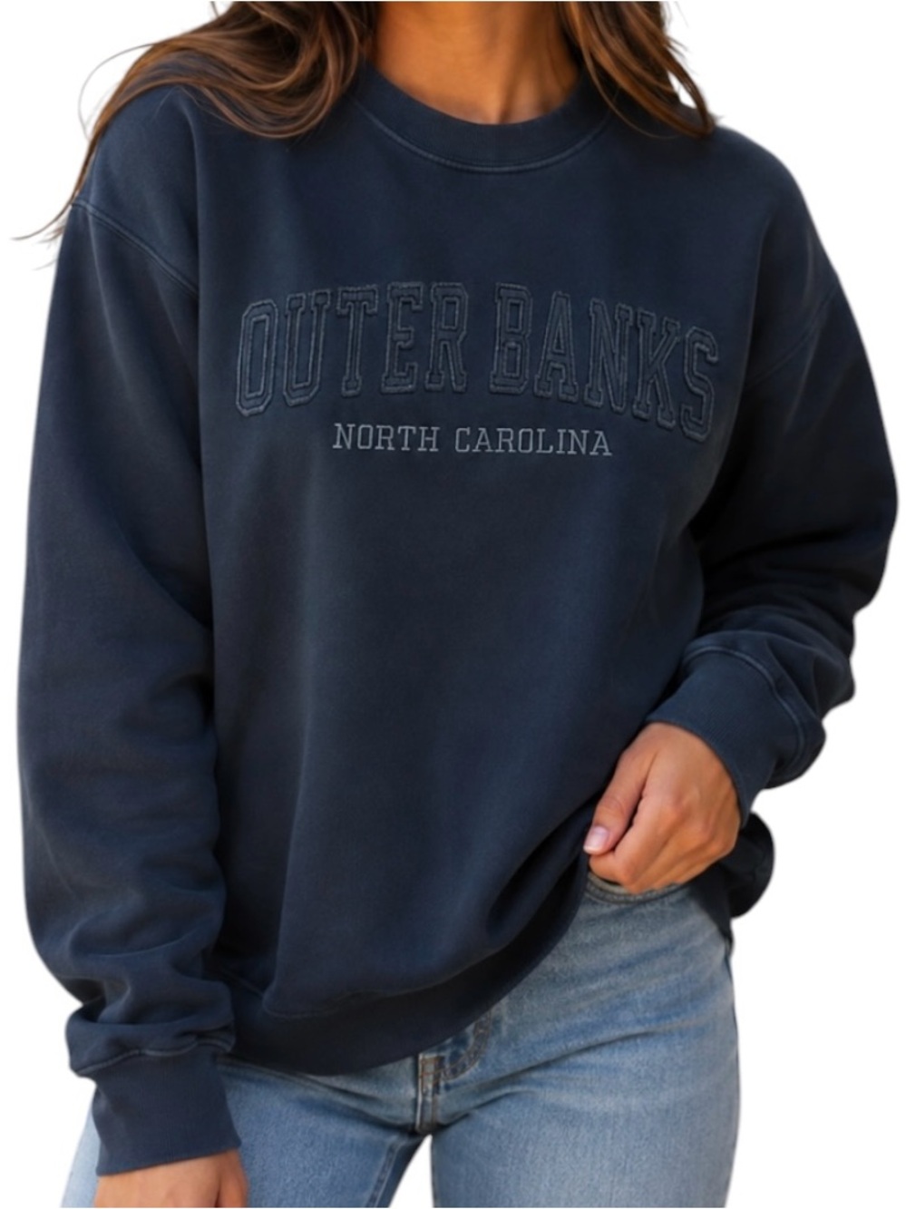 US Vintage Outer Banks North Carolina Crewneck Sweatshirt